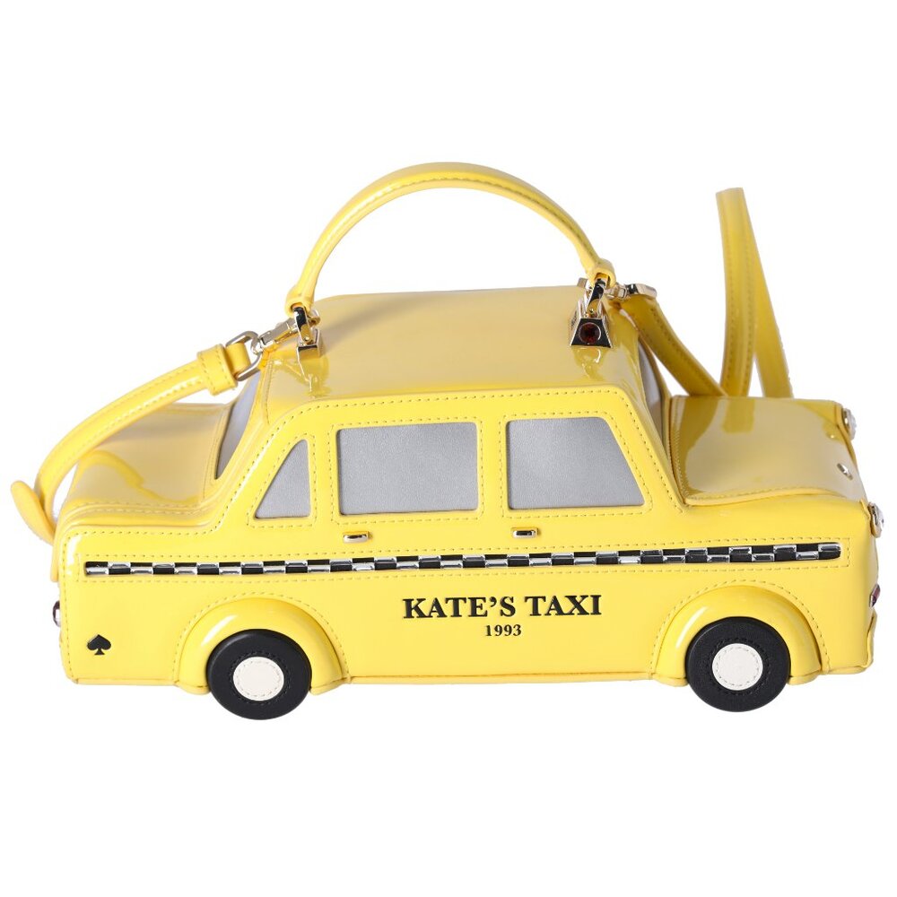 Kate Spade 3D NYC Taxi Yellow Cab Crossbody Bag KI975 Novelty Collection - Picture 1 of 8